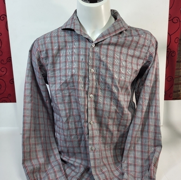 Michael Kors Collared Button Up Dress Shirt - Picture 2 of 8